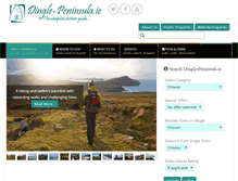 Tablet Screenshot of dingle-peninsula.ie